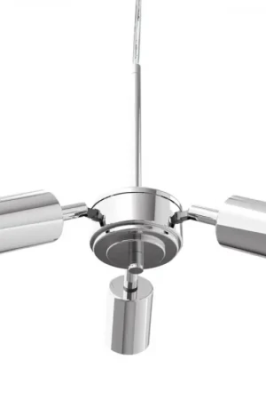 Authentique Suspension TRIX chrome 230V LED E27 3x15W