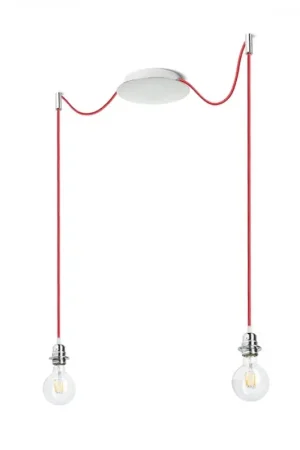 Dernière Chance Suspension KOMBIX 2 CB+RC+CM 230V LED E27 2x15W