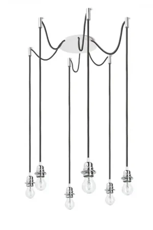 Top Vente Suspension KOMBIX 6 BB+NC+CM 230V LED E27 6x15W
