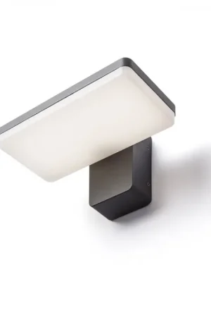 Applique LED murale RINA gris anthracite 230V LED 12W IP65 3000K Prix Cassé