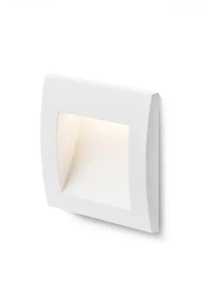 Applique LED encastrable GORDIQ S blanc 230V LED 1.5W IP65 3000K Paiement Sécurisé