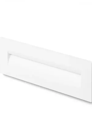 Applique LED murale RASQ encastrable blanc 230V LED 9W IP65 3000K Prix Bas