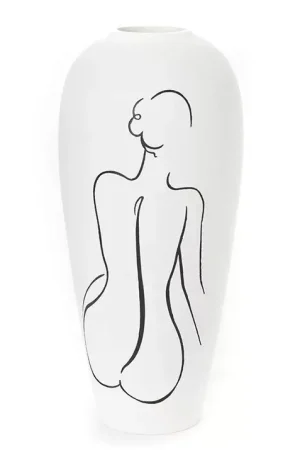 Acheter Direct VASE FEMME BLANC MAT