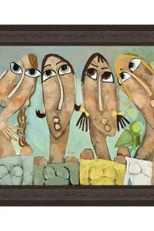 LES FILLES EN PRAIRIE 40X60 Quantité Limitée