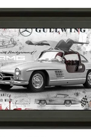 300SL BLACK AND WHITE 45X30 Expédition Rapide