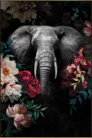 TOILE 3204 ELÉPHANT Prix Réduit