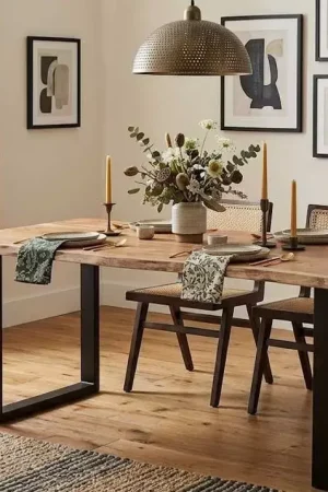 TABLE BOIS MASSIF / FREESHAPE Seulement Aujourd'hui