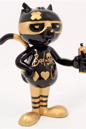 Nouvel Arrivage JAMES CHAT GRAFFEUR NOIR/OR