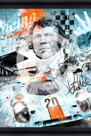 Meilleure Vente TABLEAU 3186 STEVE MCQUEEN