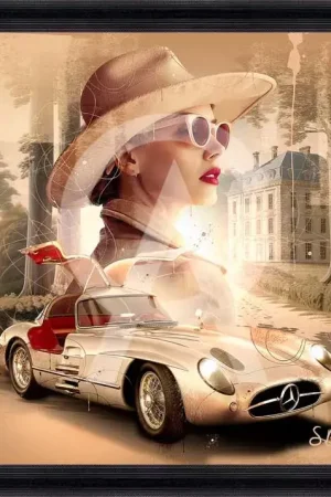 TABLEAU 5023 MERCEDES 300 SLR Dernière Chance