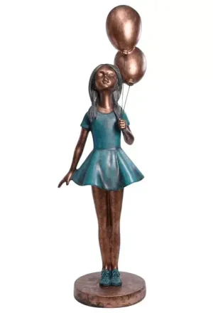 FILLE AVEC 2 BALLONS DE FACE Commander Maintenant