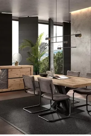 Nouvel Arrivage ENFILADE PORTES EFFET ARDOISE