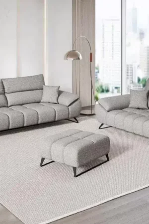 Seulement Aujourd'hui CANAPÉ AVEC DOSSIERS AMOVIBLES EN TISSU