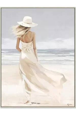 Promotion Saisonnière TOILE 3420 FEMME À LA PLAGE