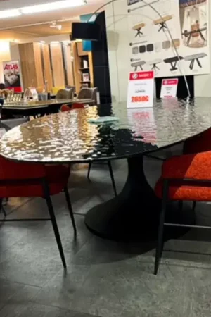 Certifié Table de repas en verre