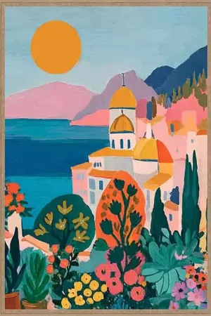VUE MER COLORÉE 25022 Affaire À Saisir