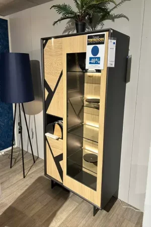 Meilleure Vente Vitrine 3 portes avec leds