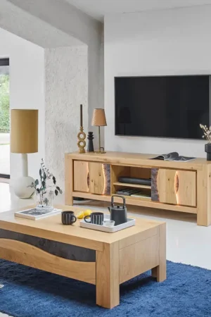 Dernier Modèle MEUBLE TV PORTES AVEC CÉRAMIQUE
