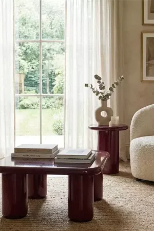 Expédition Rapide TABLE BASSE RONDE LAQUÉE DAISY