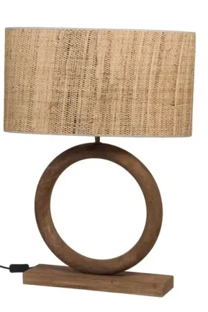 LAMPE RONDE EN BOIS Certifié