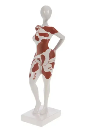 Authentique STATUE FEMME OPALINE