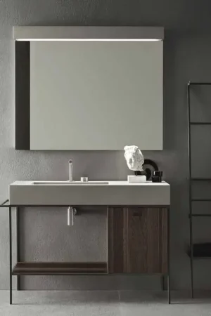 Usine Directe Composition de meubles artisanaux pour salle de bain design moderne au sol - Farart3