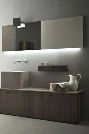 Composition de meubles de salle de bain au sol de conception moderne - Farart1 Soldes