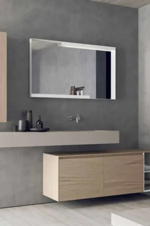 Commande En Gros Composition de meubles de salle de bain modernes et suspendus, design Made in Italy - Callisi1
