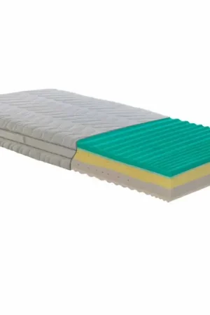 Certifié Matelas double avec ressorts ensachés et mémoire Bio Up Memory