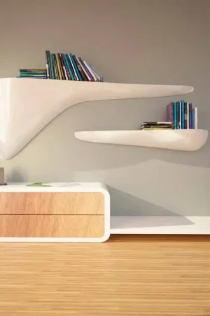 Etagère design moderne produite en Italie, Sizzano Commander Vite