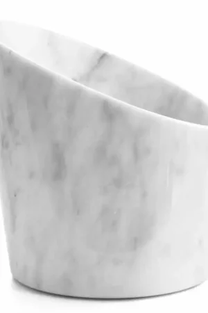 Solde Glacette à vin ou champagne en marbre blanc de Carrare Made in Italy - Ciotti