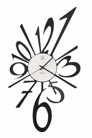 Horloge Murale Design en Fer Noir ou Aluminium Fabriquée en Italie - Oceano Acheter En Ligne