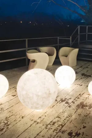 Offre Du Jour Lampadaire d'extérieur In-es.artdesign Ex.Moon in nebulite