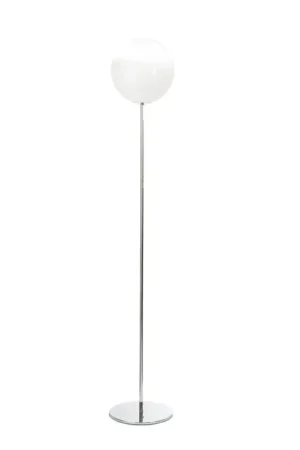 Lampadaire Isotta en verre blanc, fabriqué en Italie Achetez Aujourd'hui