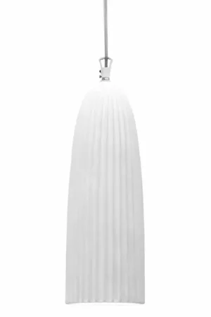 Lampe à Suspension Design Céramique Blanc Brillant en 4 Formes - Oasis Promotion Saisonnière