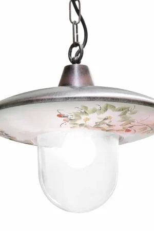 Lampe à suspension en aluminium cuivré noir avec décoration faite à la main - Latina Affaire À Saisir