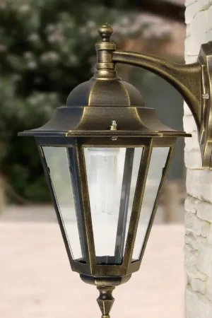Lampe de jardin en verre transparent et 5 finitions en aluminium - Pinako Marque
