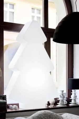 Achat Immédiat Lampe pour arbre de Noël pour table / sol intérieur Slide Lightree, fabriqué en Italie