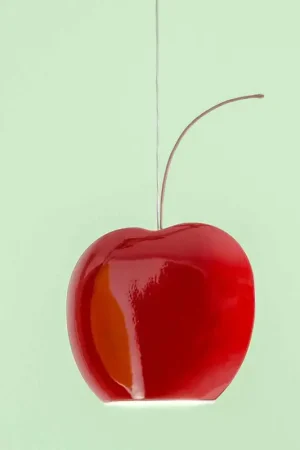 Certifié Lampe Suspendue en Céramique à Forme de Cerise – Fruits Aldo Bernardi