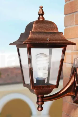 Lanterne murale de jardin en aluminium, fabriquée en Italie, Aquilina Commander Maintenant