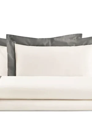 Soldes Lit Double Complet en 100% Coton et 10% Satin de Coton - Détail