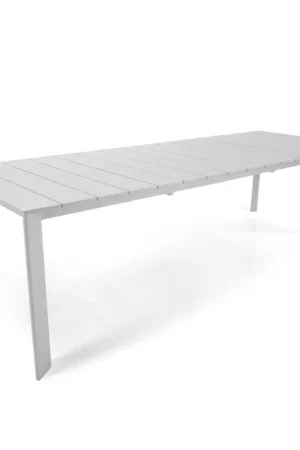 Meilleur Choix Table à rallonge 281 cm en aluminium avec plateau à lamelles - Specific