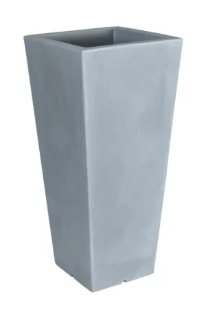 Vase de jardin carré de couleur fluo avec lumière Made in Italy - Avanas Commande En Gros