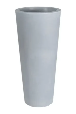 Vase de jardin rond de couleur fluo avec lumière Made in Italy - Avanas Meilleur Choix