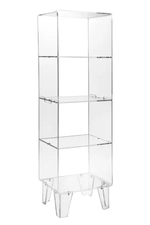 Prix Choc Vitrine Plexiglas Transparent Design Italien 4 Etagères - Raganella