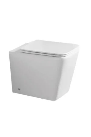Nouveauté WC suspendu avec abattant en céramique à fermeture ralentie et design moderne - Giunco