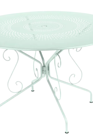 Super Prix FERMOBTable Ronde Ø117 cm Montmartre en Acier-Menthe Glaciale