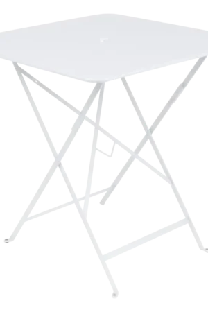 FERMOBTable Carrée Pliante 71 x 71 cm Bistro en Acier-Blanc Nouveauté