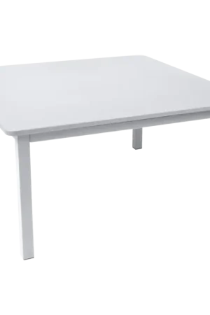 FERMOBTable Carrée 143 x 143 cm Craft en Acier-Blanc Soldes
