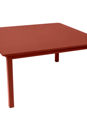 FERMOBTable Carrée 143 x 143 cm Craft en Acier-Ocre Rouge Paiement Sécurisé